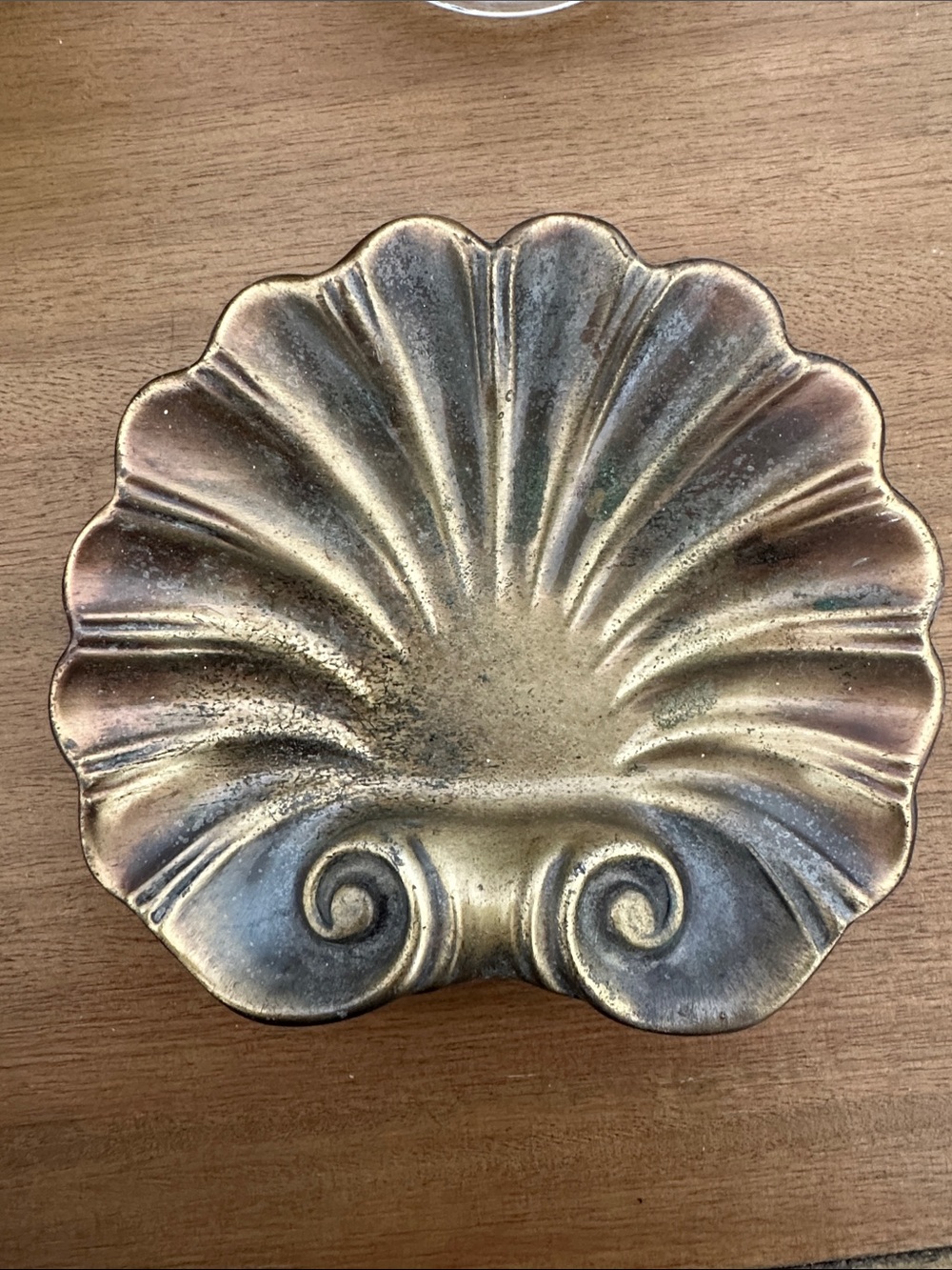 VINTAGE 1950s MCM BRASS SHELL